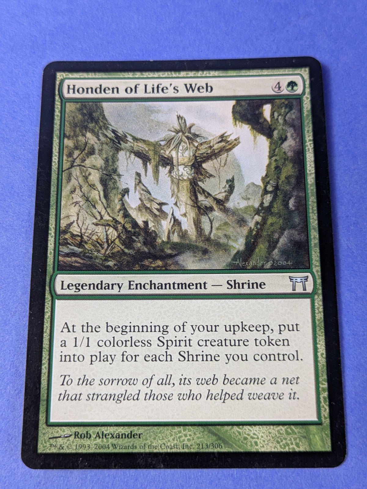MTG Magic: Champions of Kamigawa: Honden of Life's Web #213/306 Uncommon - LP