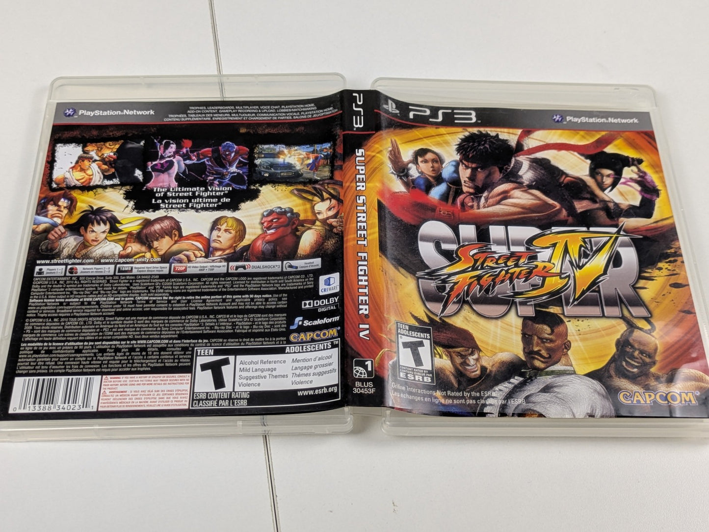 Super Street Fighter IV (Sony PlayStation 3 PS3, 2010)