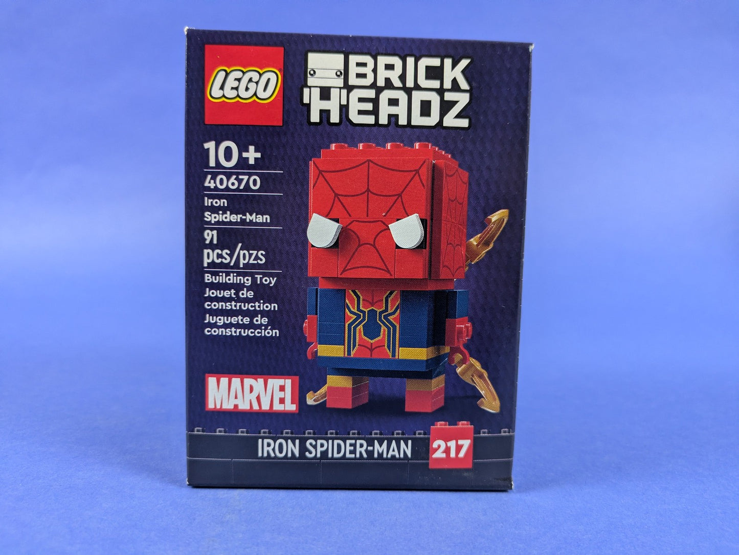 Lego BrickHeadz: The Infinity Saga: Iron Spider-Man Set 40670 BRAND NEW
