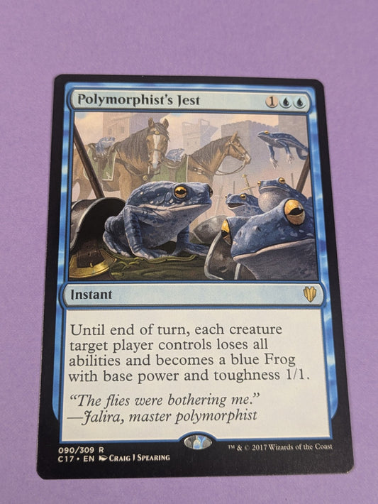 MTG Magic: Commander 2017: Polymorphist's Jest #090/309 Rare - NM