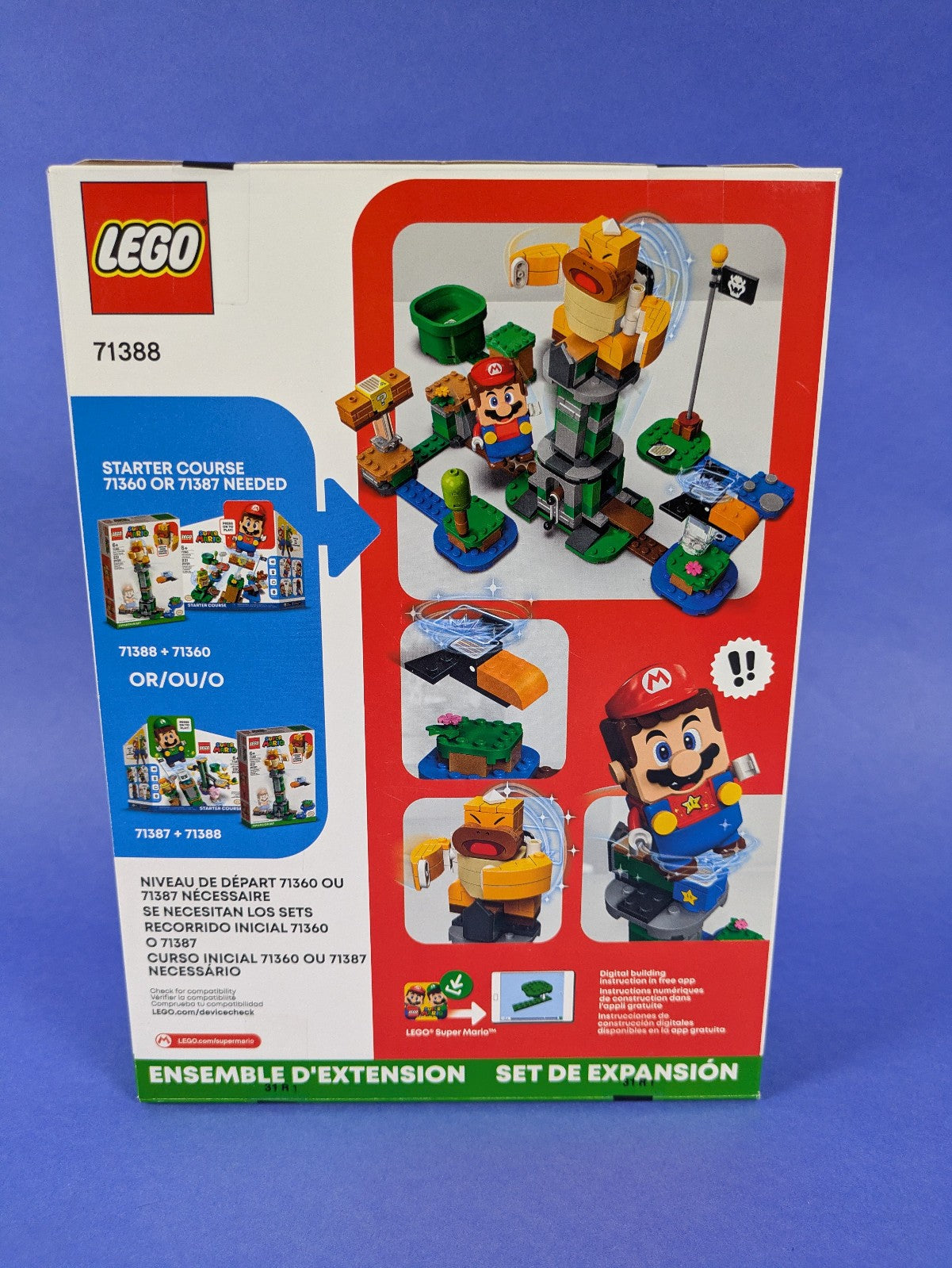 Lego Super Mario: Boss Sumo Bro Topple Tower - Expansion Set 71388 BRAND NEW