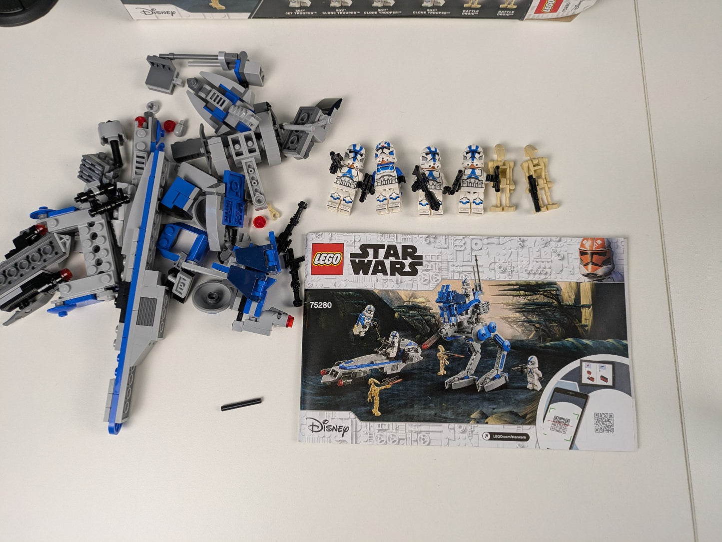 Lego Star Wars: The Clone Wars: 501st Legion Clone Troopers Set 75280 - Complete