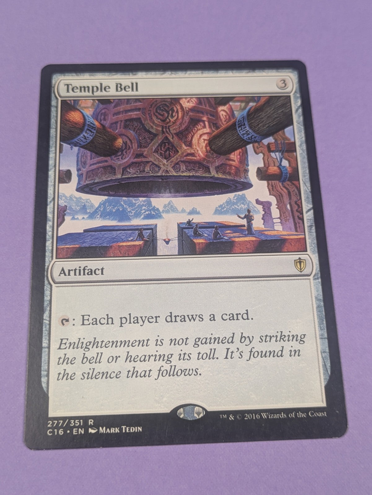 MTG Magic: Commander 2016: Temple Bell #277/351 Rare - LP