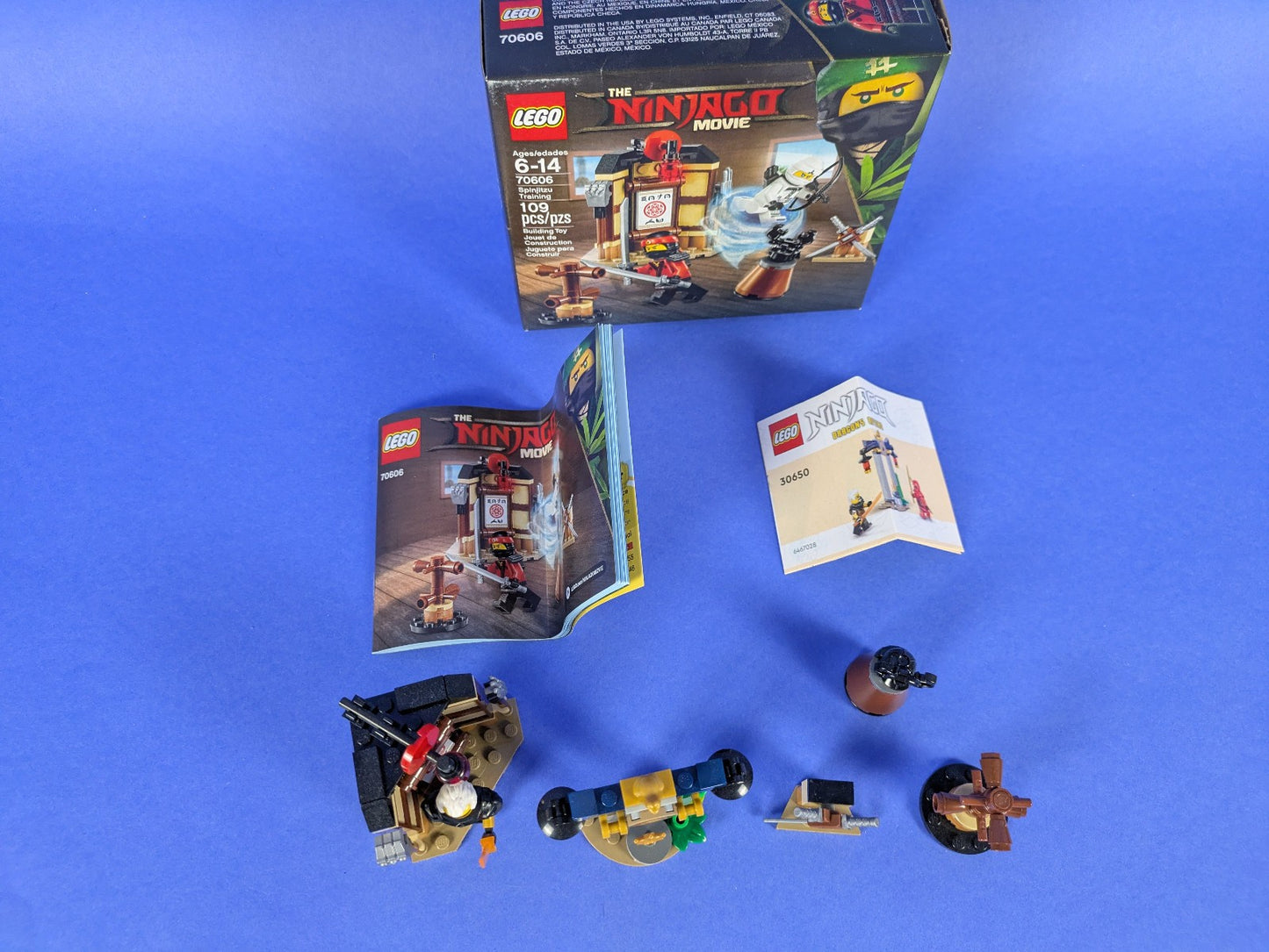 Lego NINJAGO: Spinjitzu Training & Kai and Rapton's Temple Battle Incomplete Set