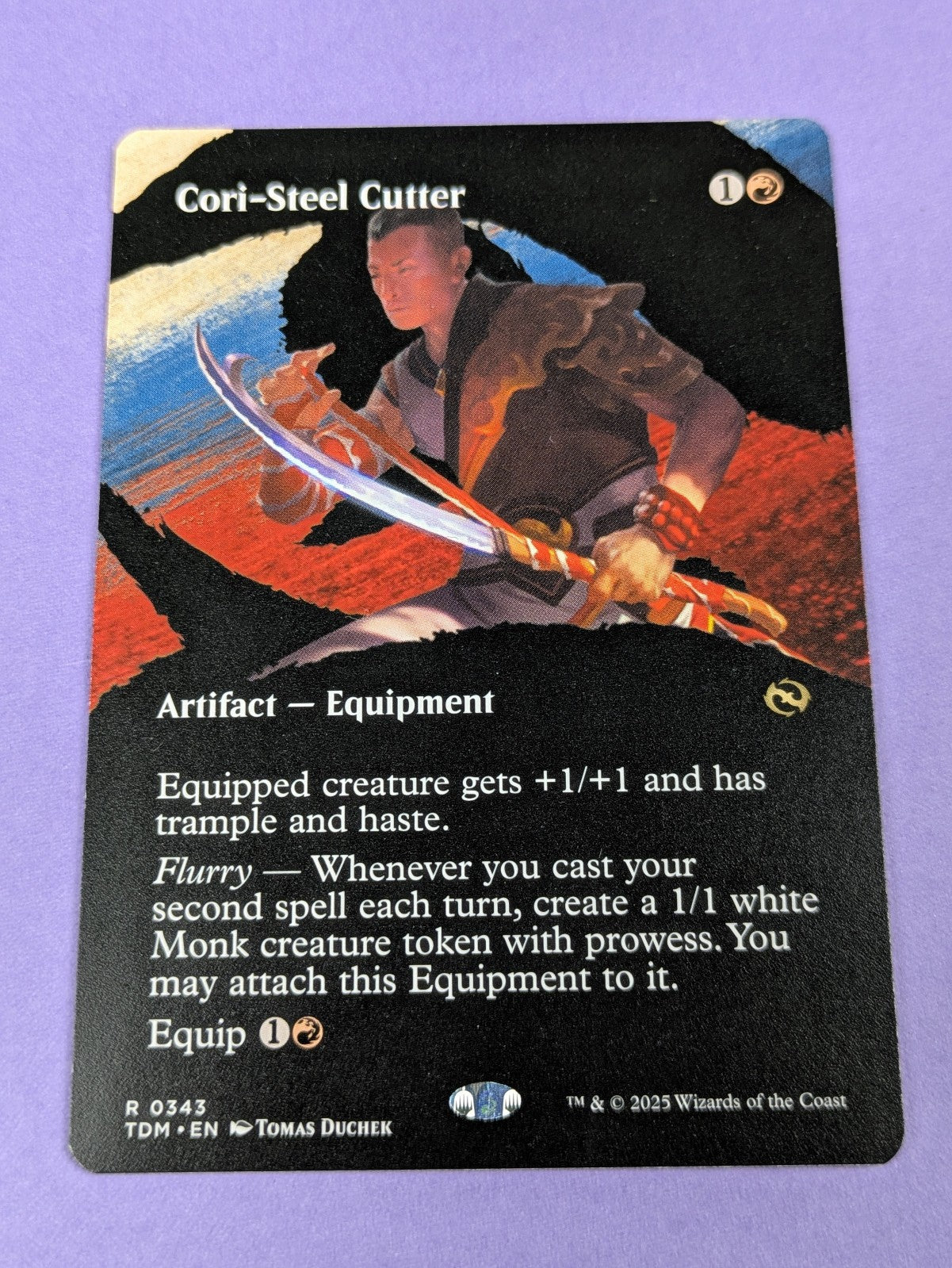 MTG Magic: Tarkir: Dragonstorm: Cori-Steel Cutter #0343  Rare - NM