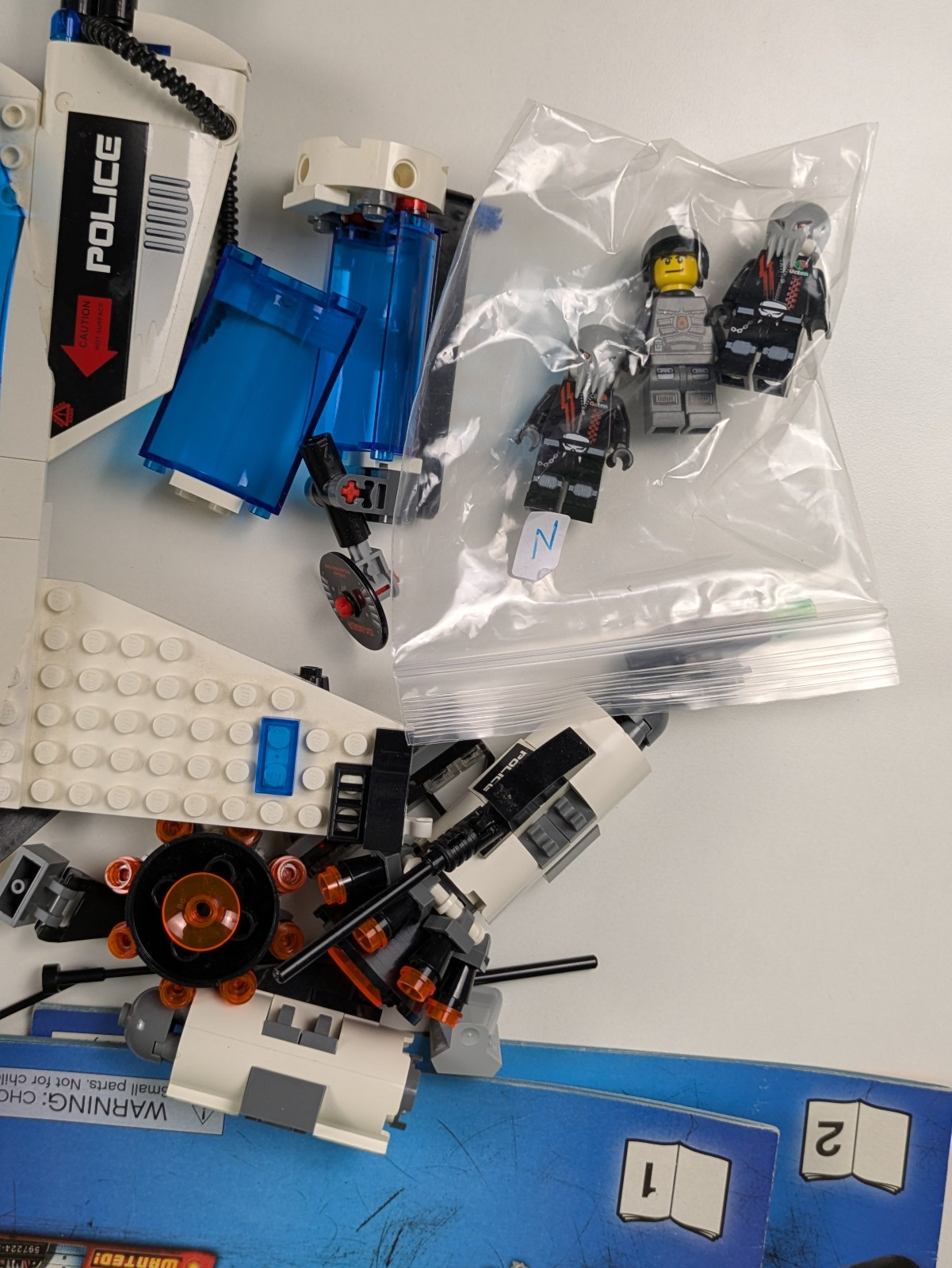 Lego Space: Space Police III: Hyperspeed Pursuit Set 5973 - w/ Instructions