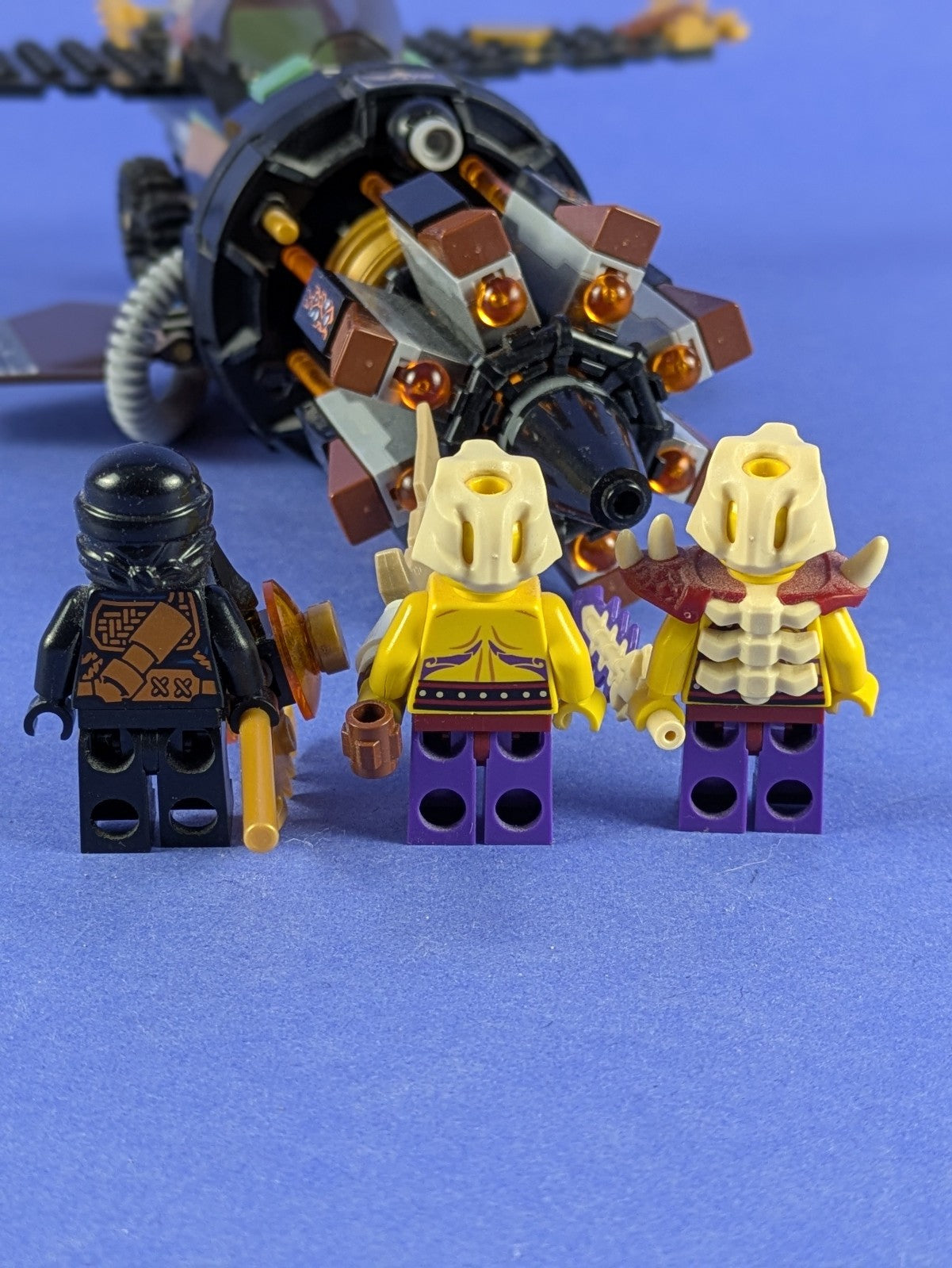 LEGO NINJAGO Boulder Blaster 70747 Complete Set Pre-Owned