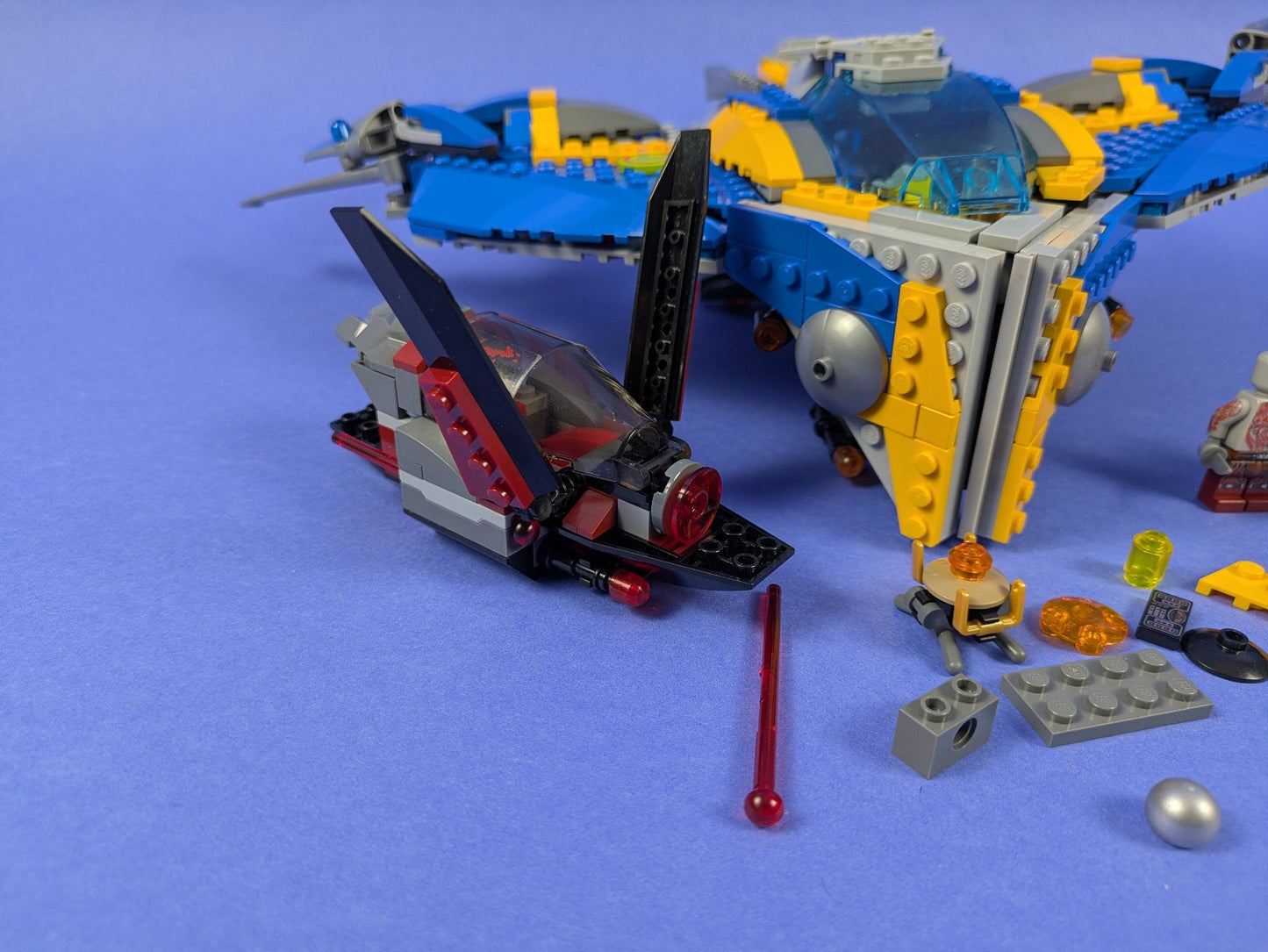LEGO Super Heroes The Milano Spaceship Rescue 76021 Complete Set Pre-Owned