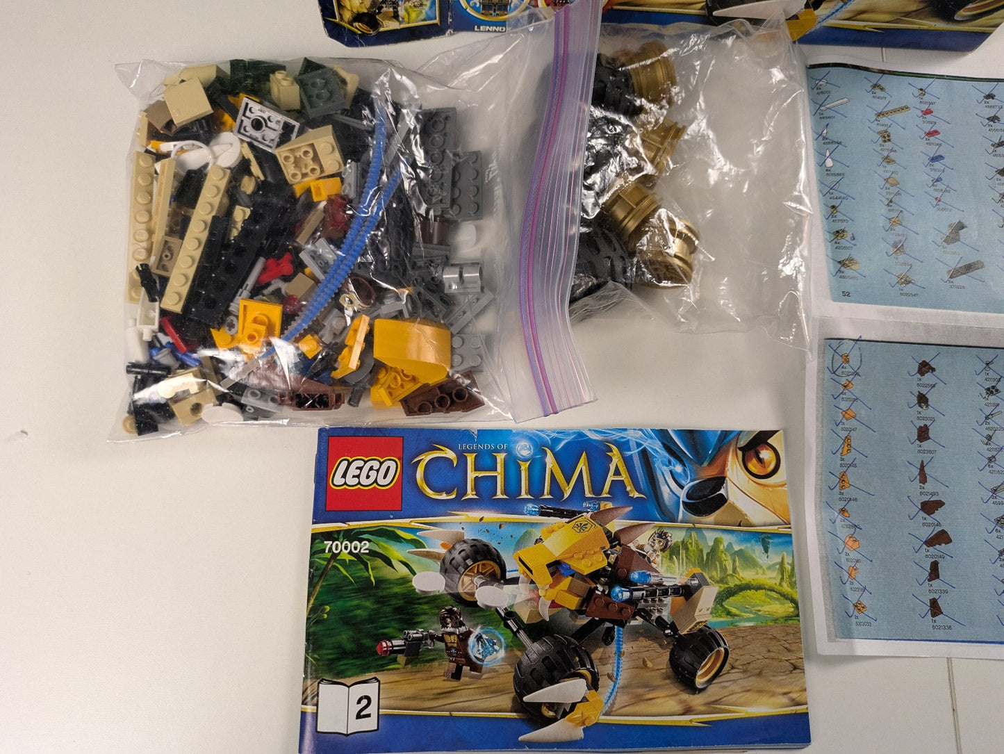 Lego LEGENDS OF CHIMA: Lennox' Lion Attack Set 70002 - Incomplete