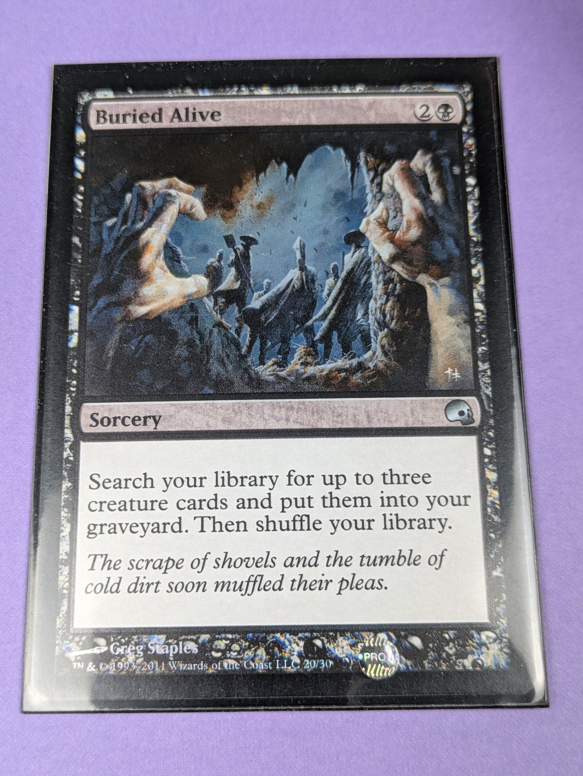 MTG: Premium Deck Series: Graveborn: Buried Alive Foil #20/30  Uncommon - NM