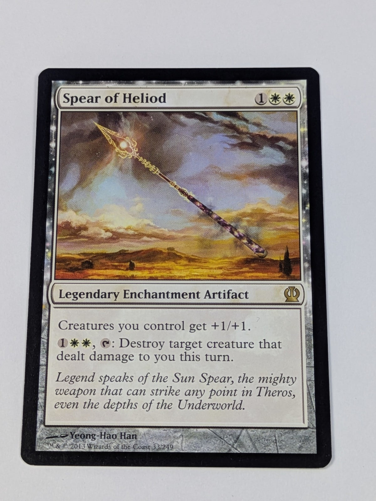 MTG Magic: Theros: Spear of Heliod #33/249 Rare - LP