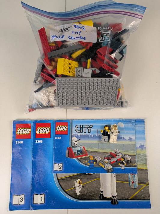 Lego Town: City: Space Exploration: Space Center Set 3368 - Incomplete Set