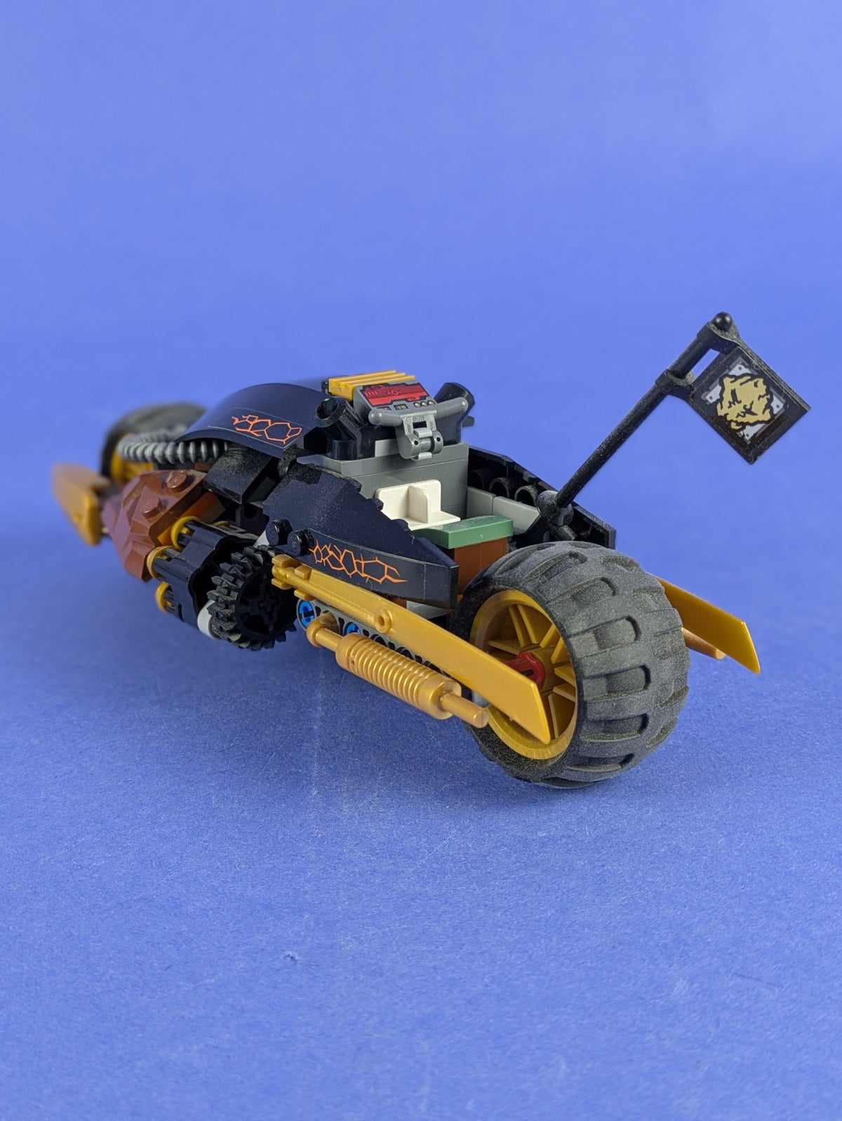 LEGO NINJAGO Blaster Bike 70733 Incomplete Set Pre-Owned