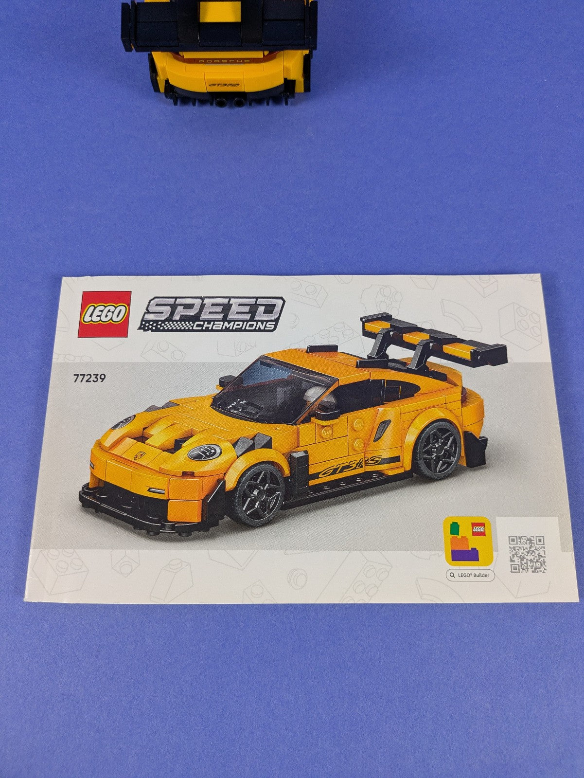 Lego SPEED CHAMPIONS: Porsche 911 GT3 RS Set 77239 Incomplete Set