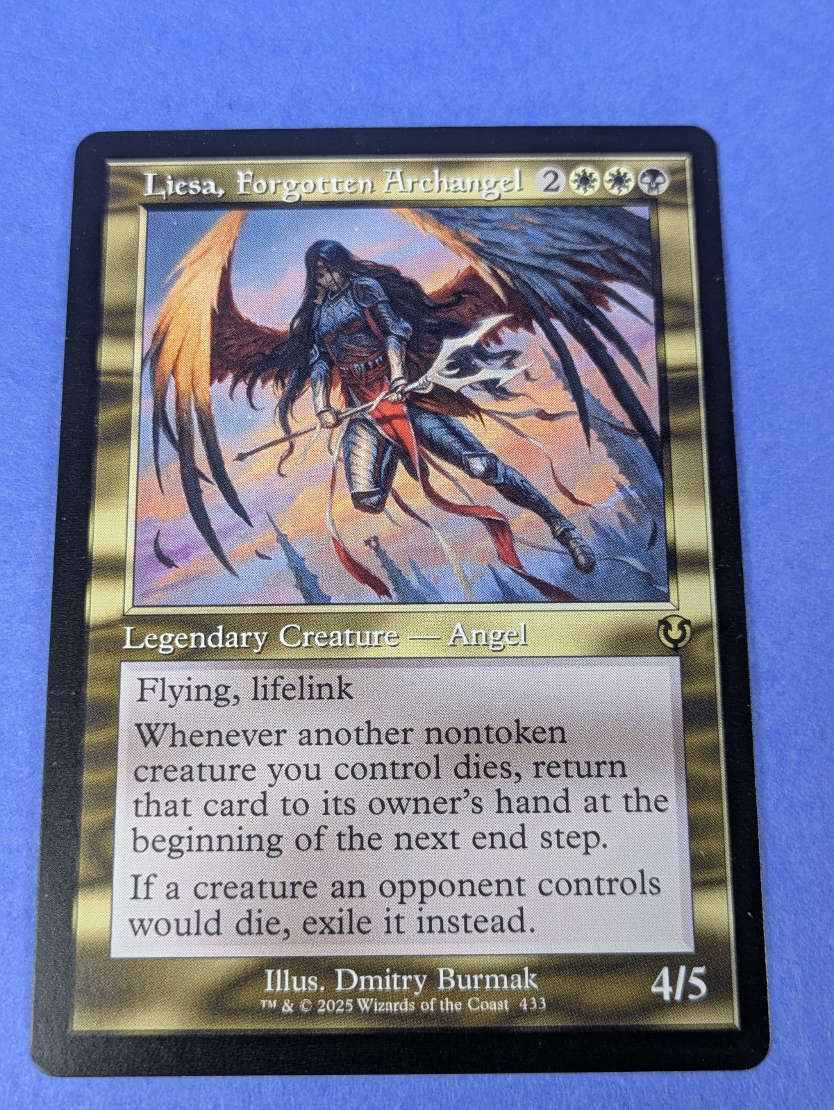 MTG Magic: Innistrad Remastered: Liesa, Forgotten Archangel Retro Frame #433