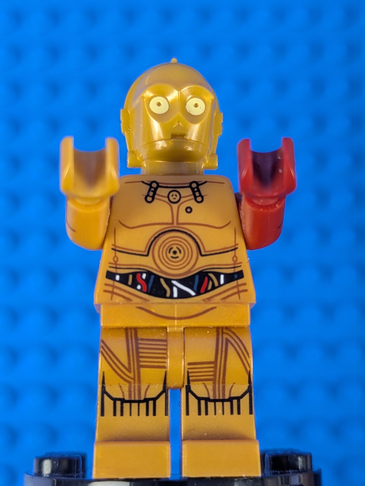 Lego Star Wars: Episode 7: C-3PO - Dark Red Arm sw0653 Set 5002948