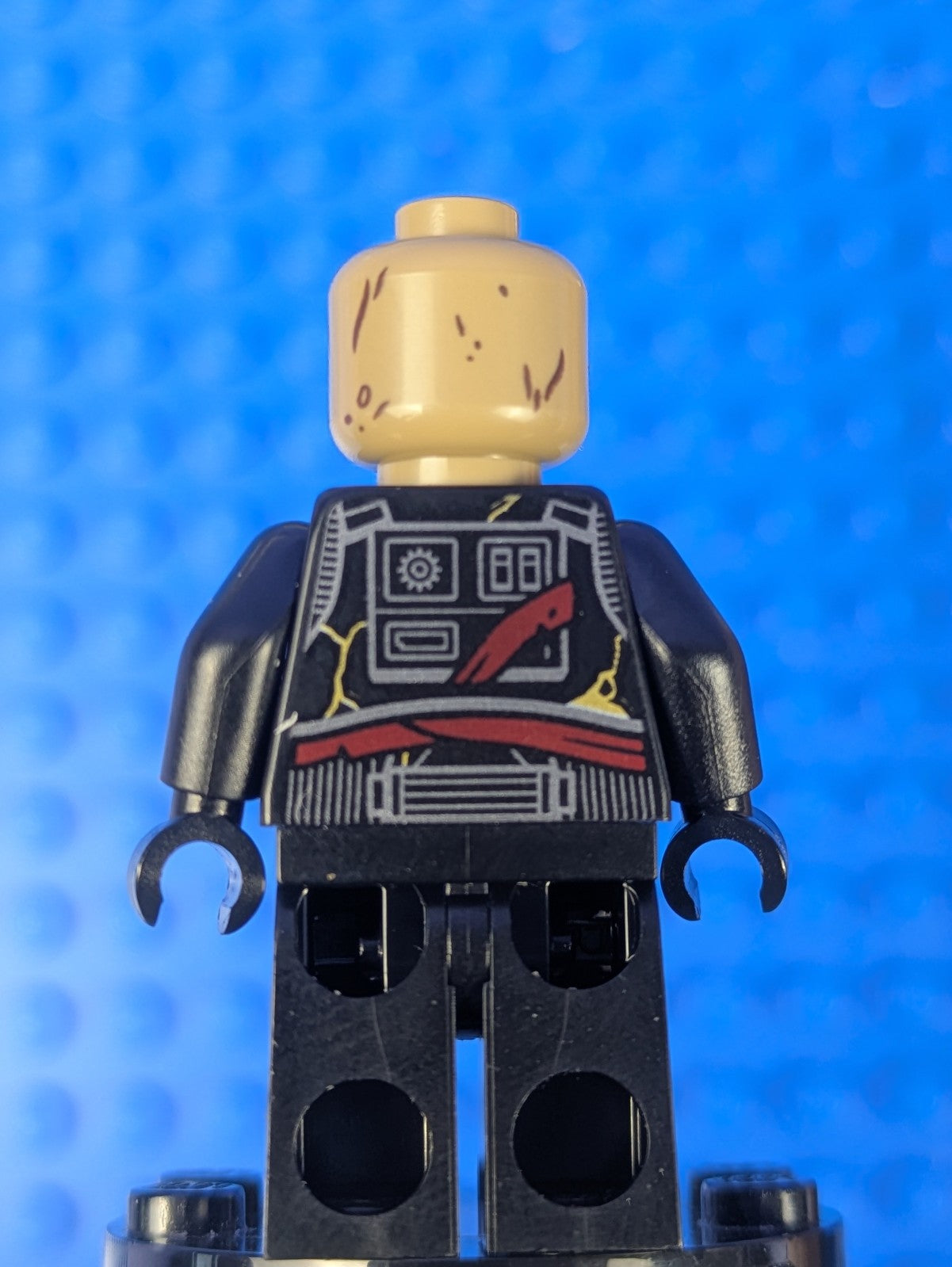 Lego Super Heroes: Imperial Death Trooper - Dark Tan Head (2X) sw1416 Set 75412