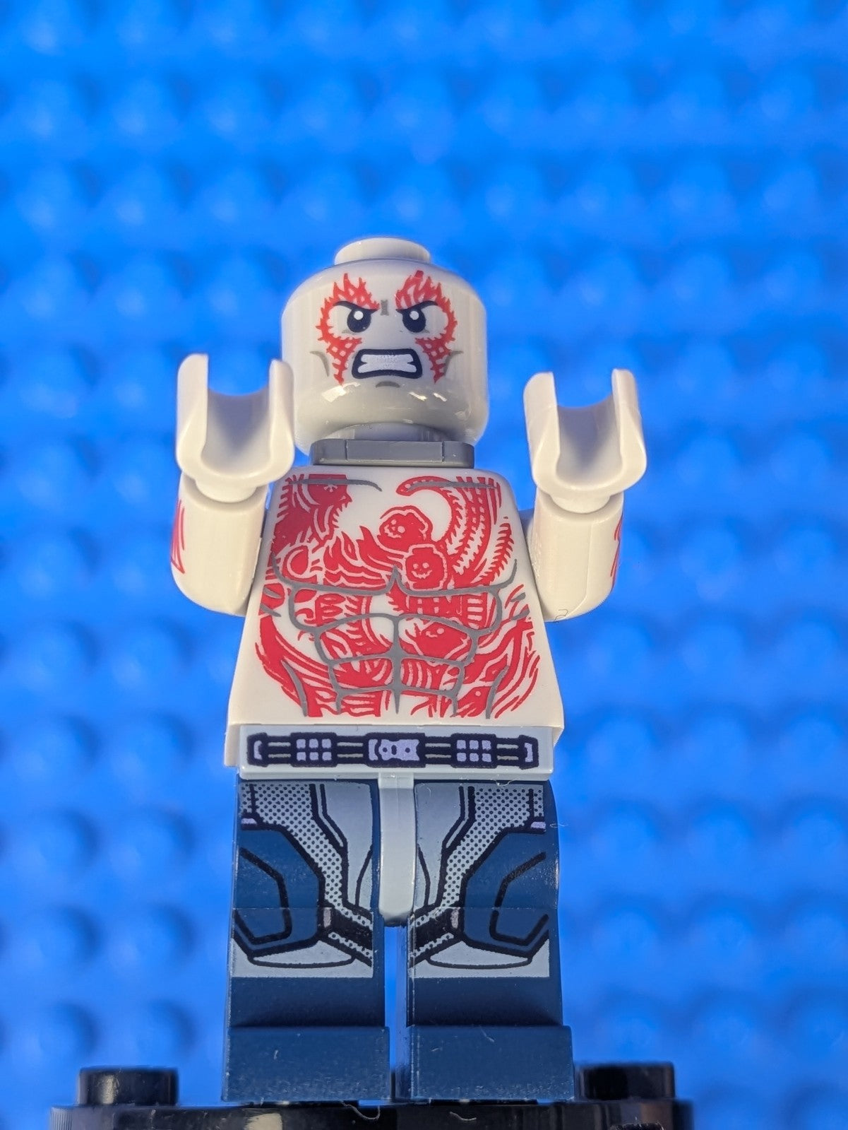 Lego Super Heroes: Drax - Dark Blue Legs sh0387 Set 76081