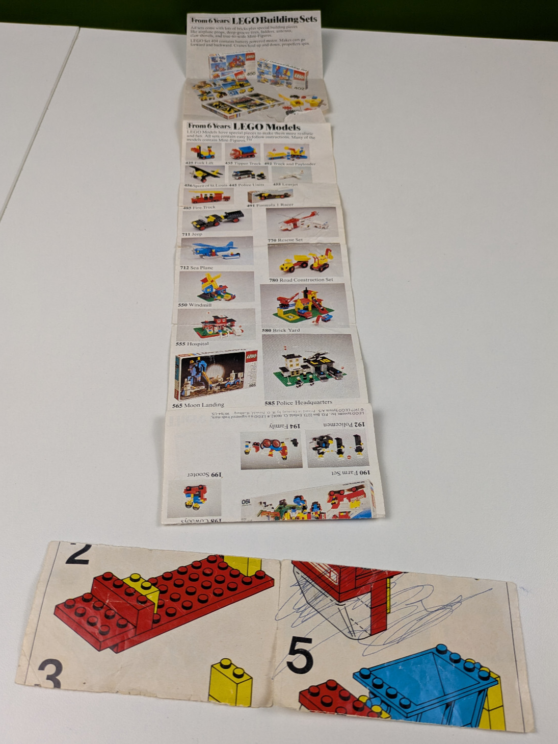 Lego LEGOLAND: Construction: Tipper Truck Set 435 - w/ Instructions