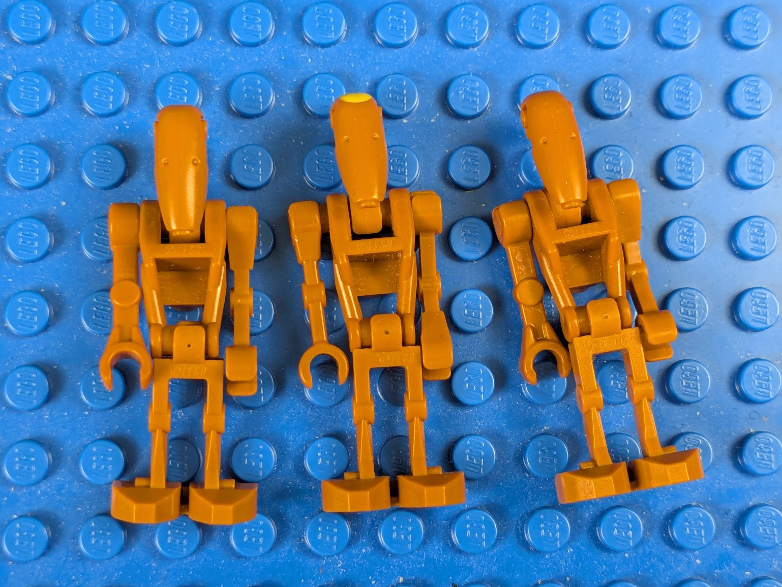 Lego Star Wars: Battle Droid / Battle Droid Commander Dark Orange Set (3X) 75019