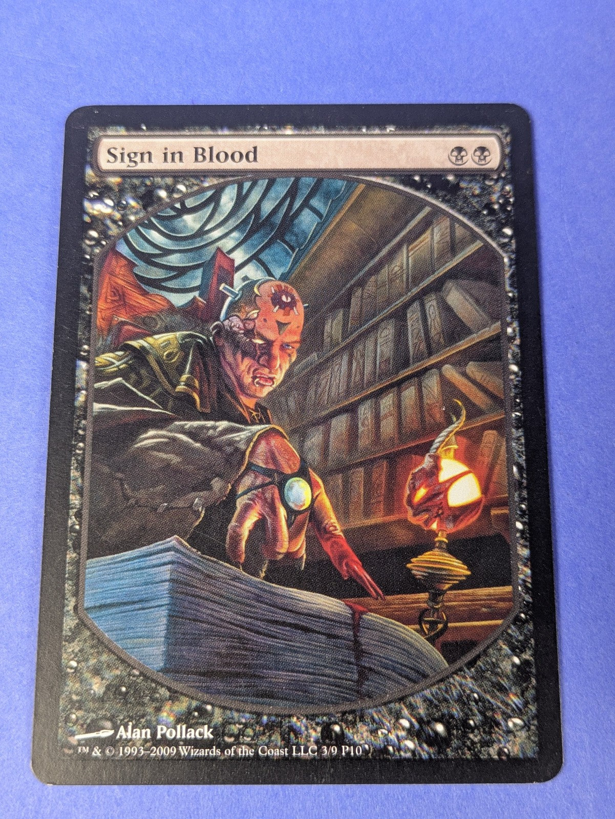 MTG Magic: Magic Player Rewards: Sign in Blood #3/9 Rare - NM