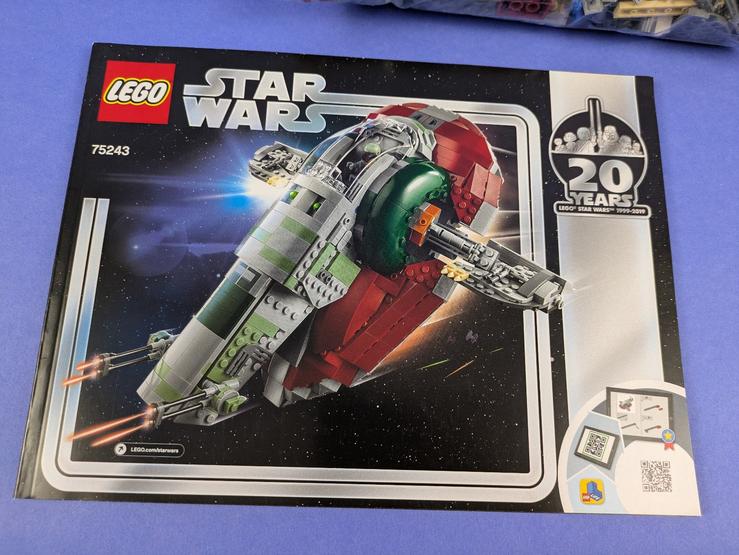 LEGO Star Wars Slave I - 20th Anniversary Edition 75243 Complete Set Pre-Owned