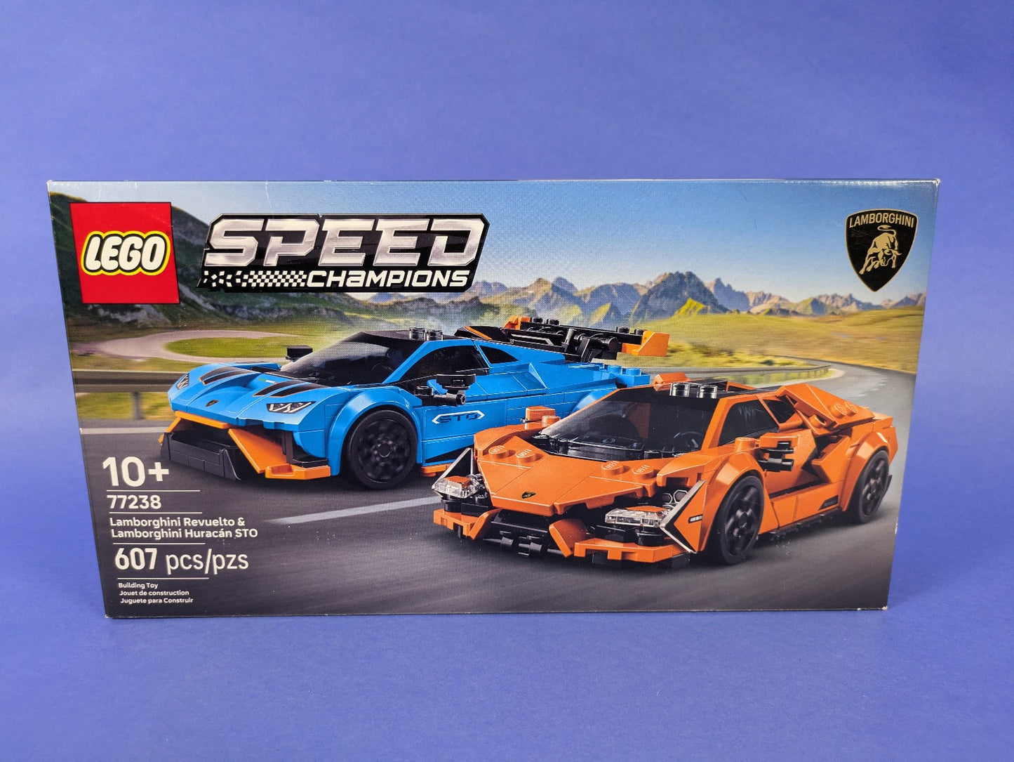 Lego SPEED CHAMPIONS: Lamborghini Revuelto & Lamborghini Huracán STO Set 77238