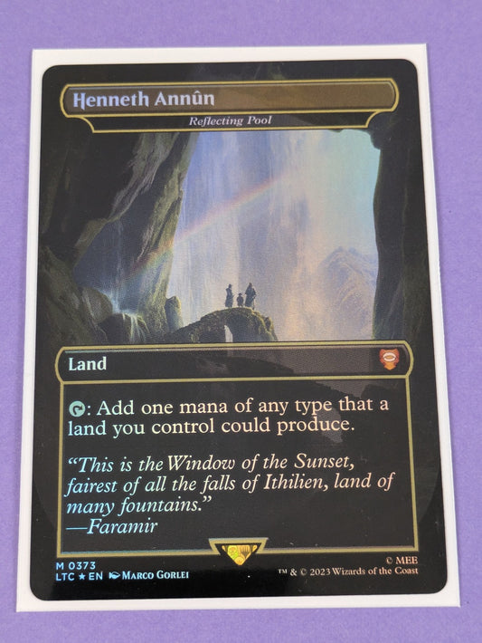MTG: The Lord of the Rings: Henneth Annun - Reflecting Pool Foil #0373 Mythic NM