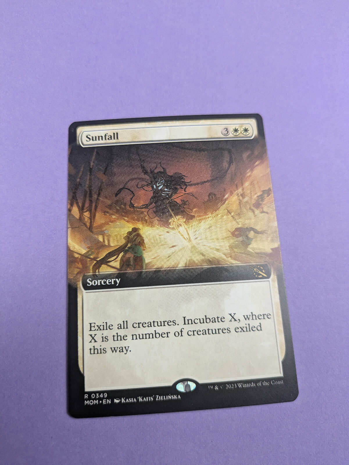 MTG: Magic The Gathering: Sunfall (Extended Art)- Rare- Near Mint