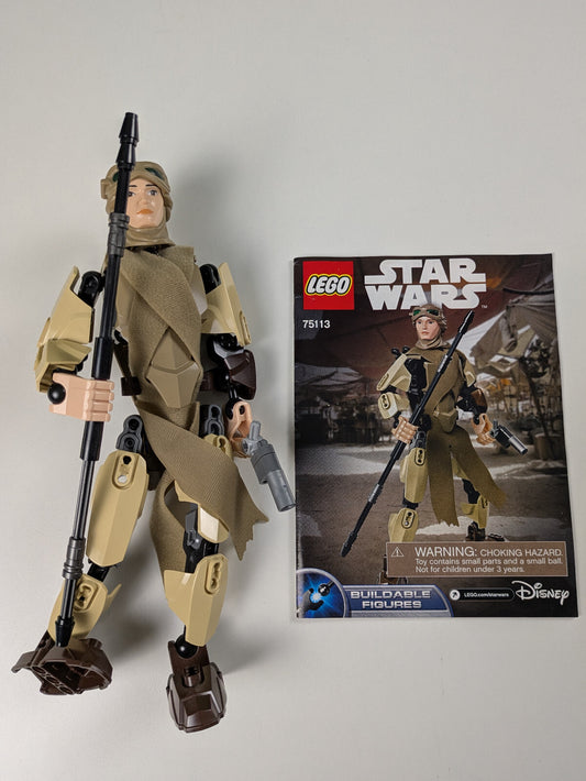 Lego Star Wars: Buildable Figures: Rey Set 75113 - w/ Instructions