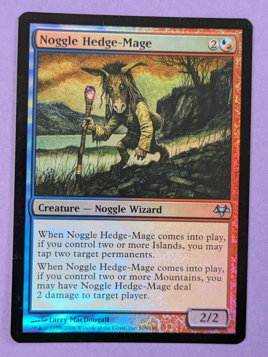 MTG Magic the Gathering: Eventide: Noggle Wizard Foil #108/180 Uncommon - NM