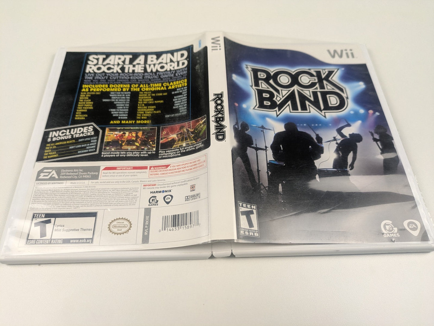Rock Band (Nintendo Wii, 2008) CIB