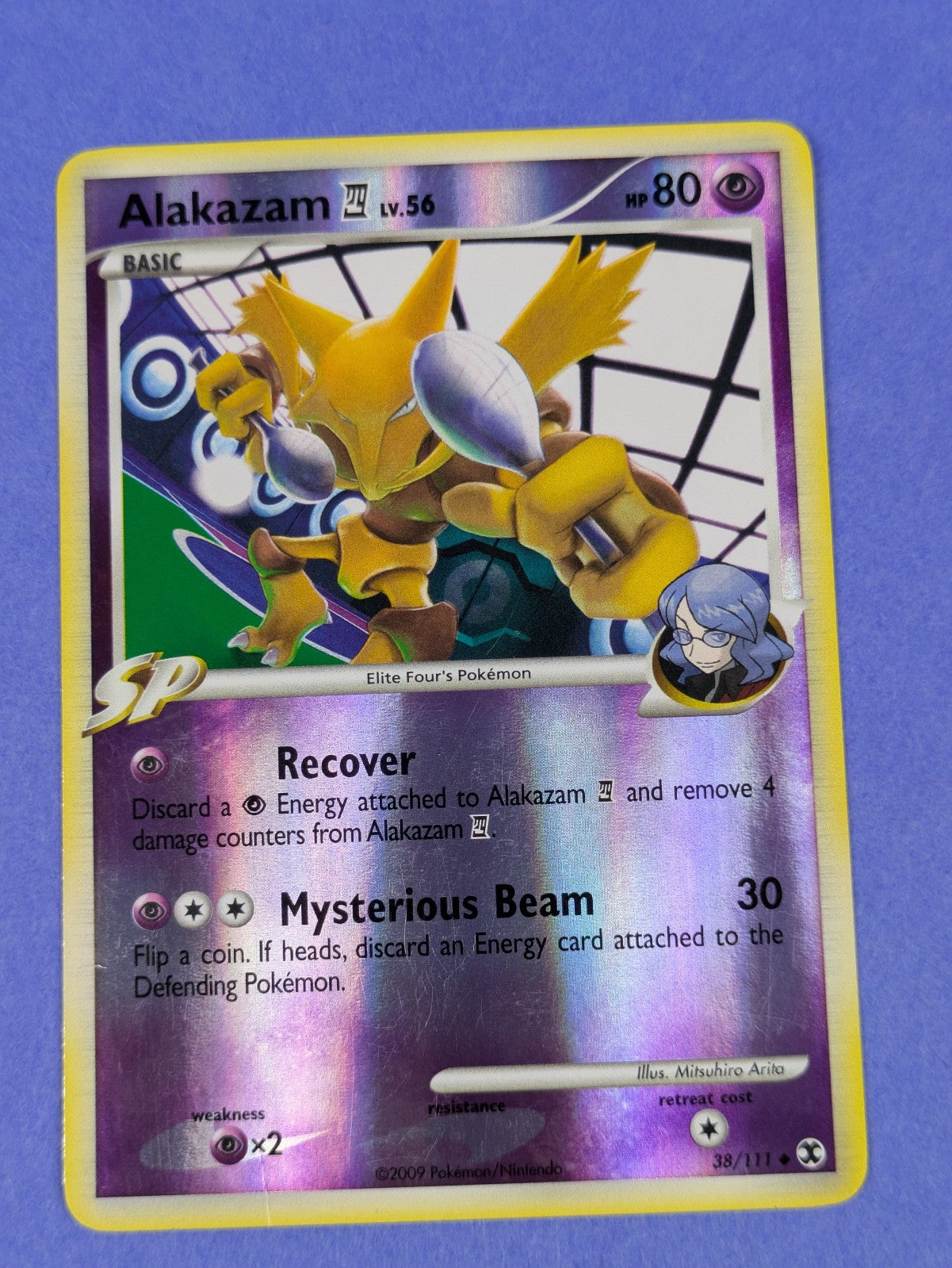 Alakazam 4 - 38/111 - Uncommon Reverse Holo Rising Rivals - Pokemon Card - DMG