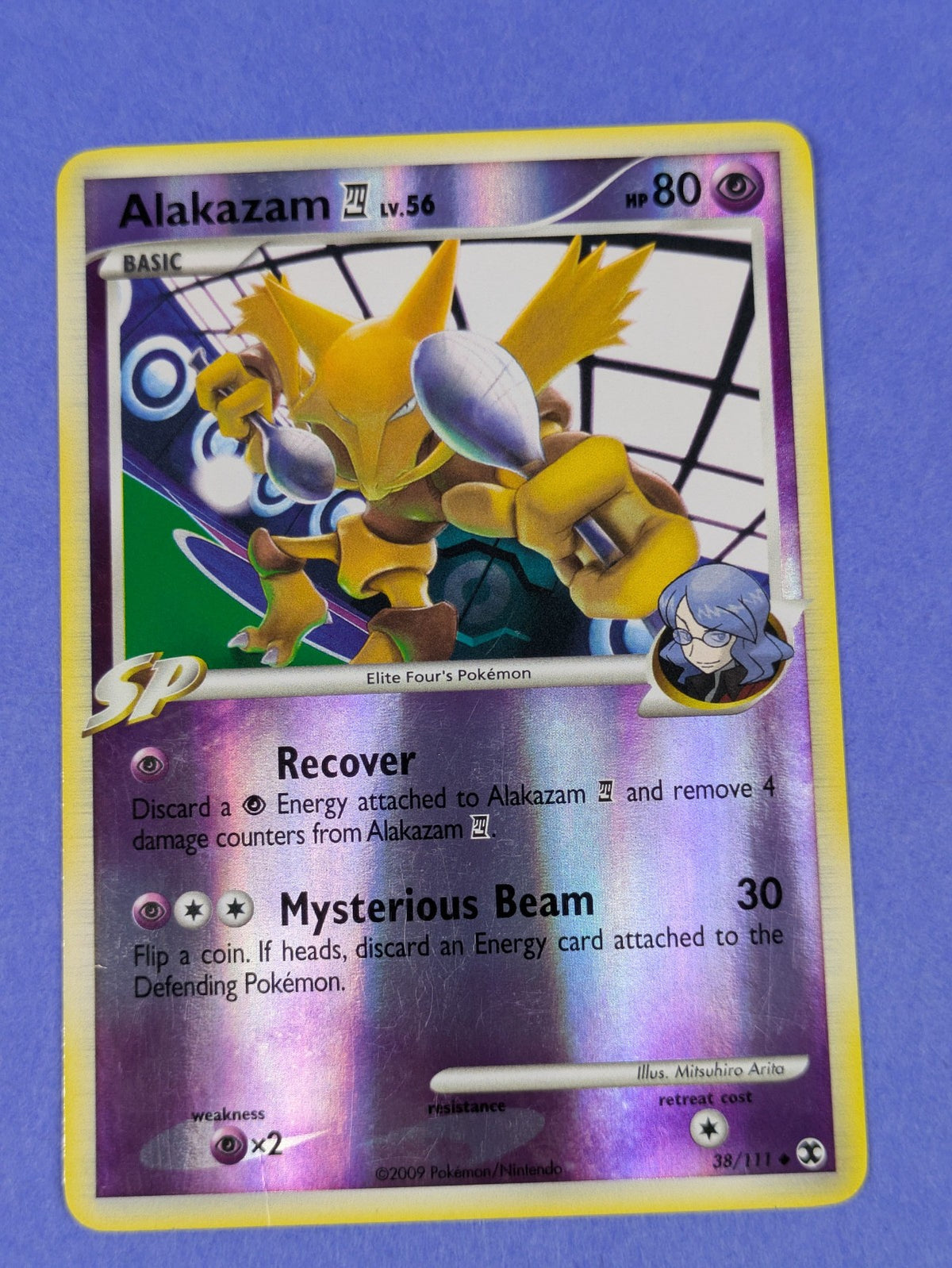 Alakazam 4 - 38/111 - Uncommon Reverse Holo Rising Rivals - Pokemon Card - DMG
