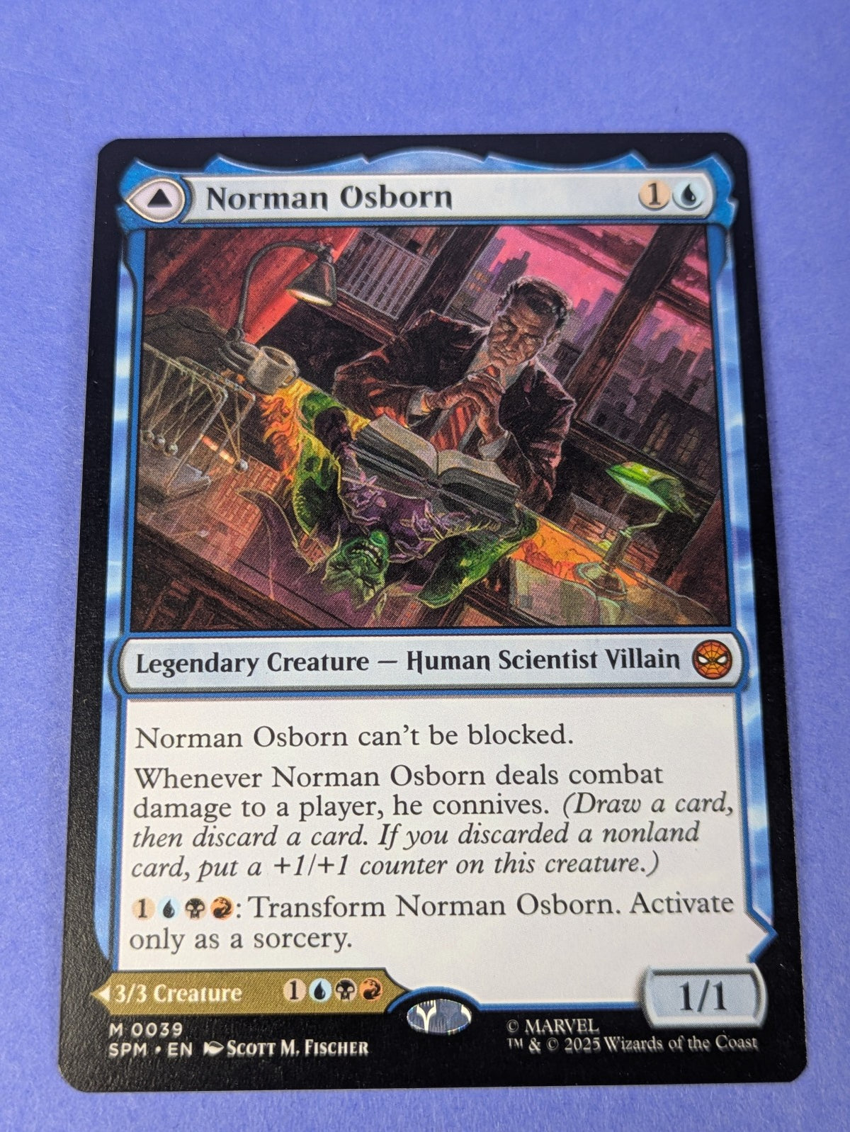 MTG: Marvel's Spider-Man: Norman Osborn / Green Goblin #0039 Mythic - NM