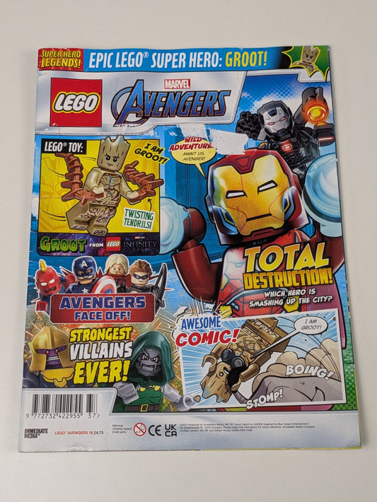 Lego Magazine: Super Heroes: Avengers Magazine 2023 Issue 18 mag2023shav18uk