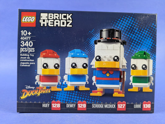 Lego BrickHeadz: DuckTales: Scrooge McDuck, Huey, Dewey & Louie 40477 BRAND NEW