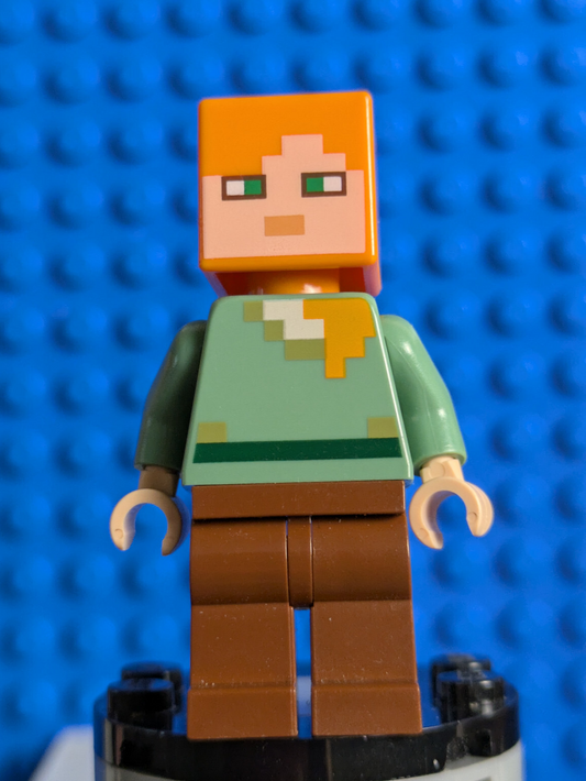 Lego Minecraft: Alex - Reddish Brown Legs min017 Sets 21121, 662308