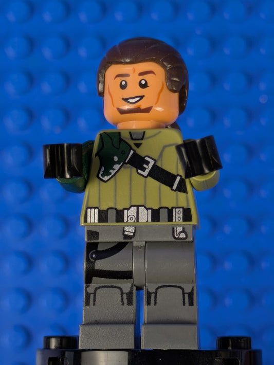 Lego Star Wars: Kanan Jarrus - Dark Brown Hair sw0602 Set fanexpo001, 75084