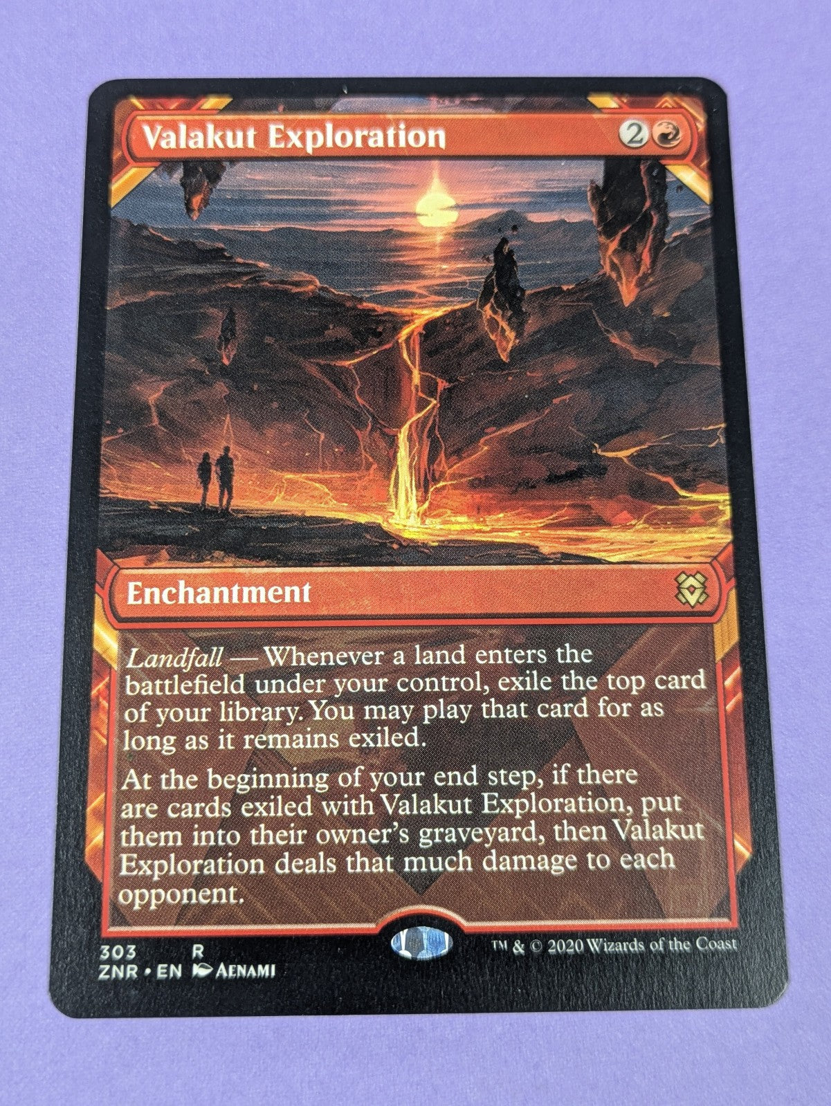 MTG Magic the Gathering: Zendikar Rising: Valakut Exploration #303 Rare - NM