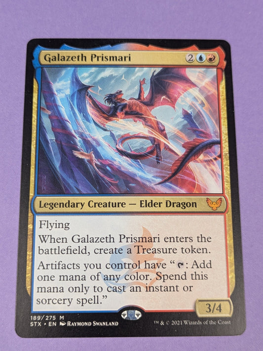 MTG Magic: Strixhaven: School of Mages: Galazeth Prismari #189/275 Mythic - NM