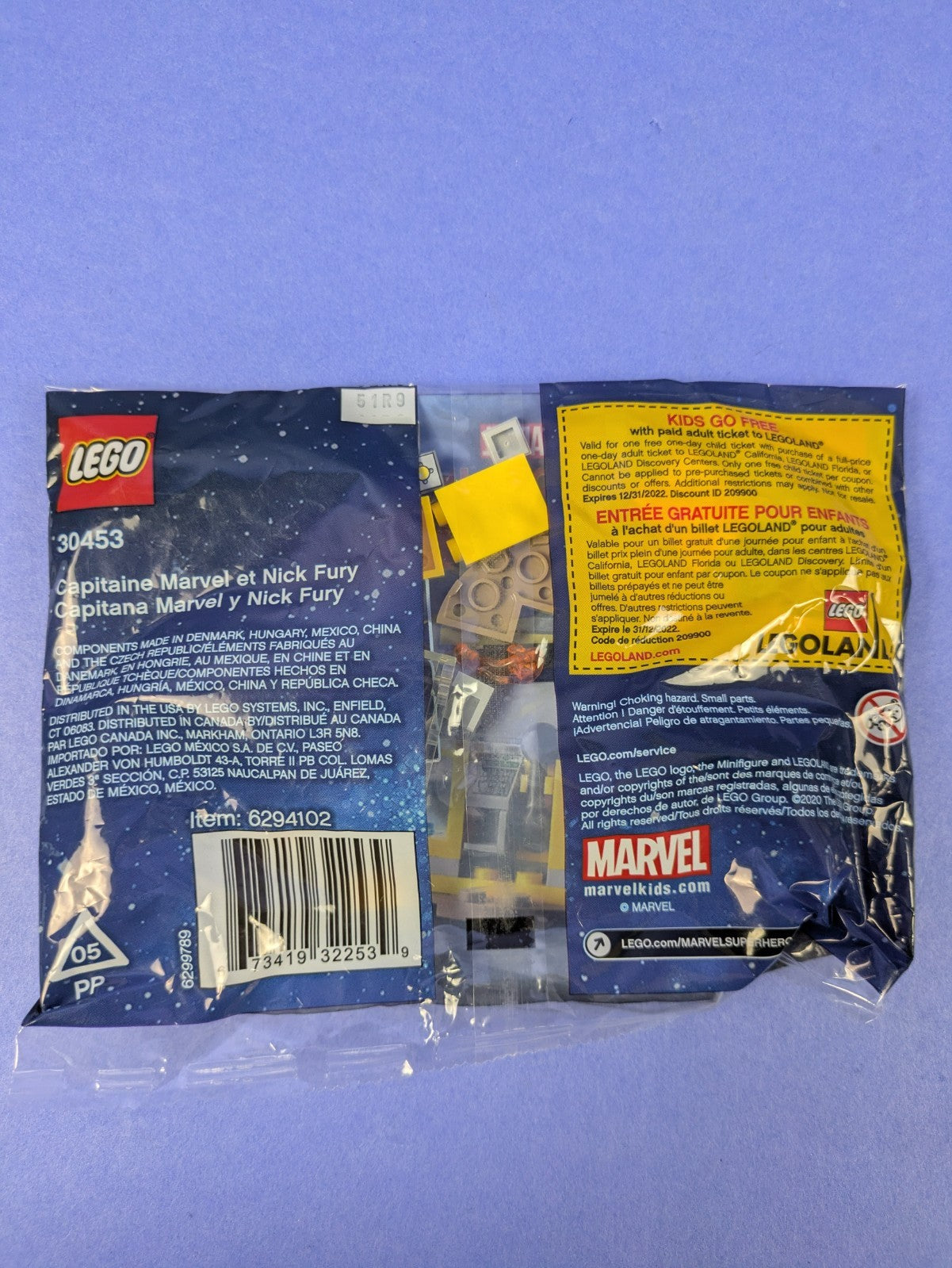LEGO Marvel Captain Marvel and Nick Fury 30453
