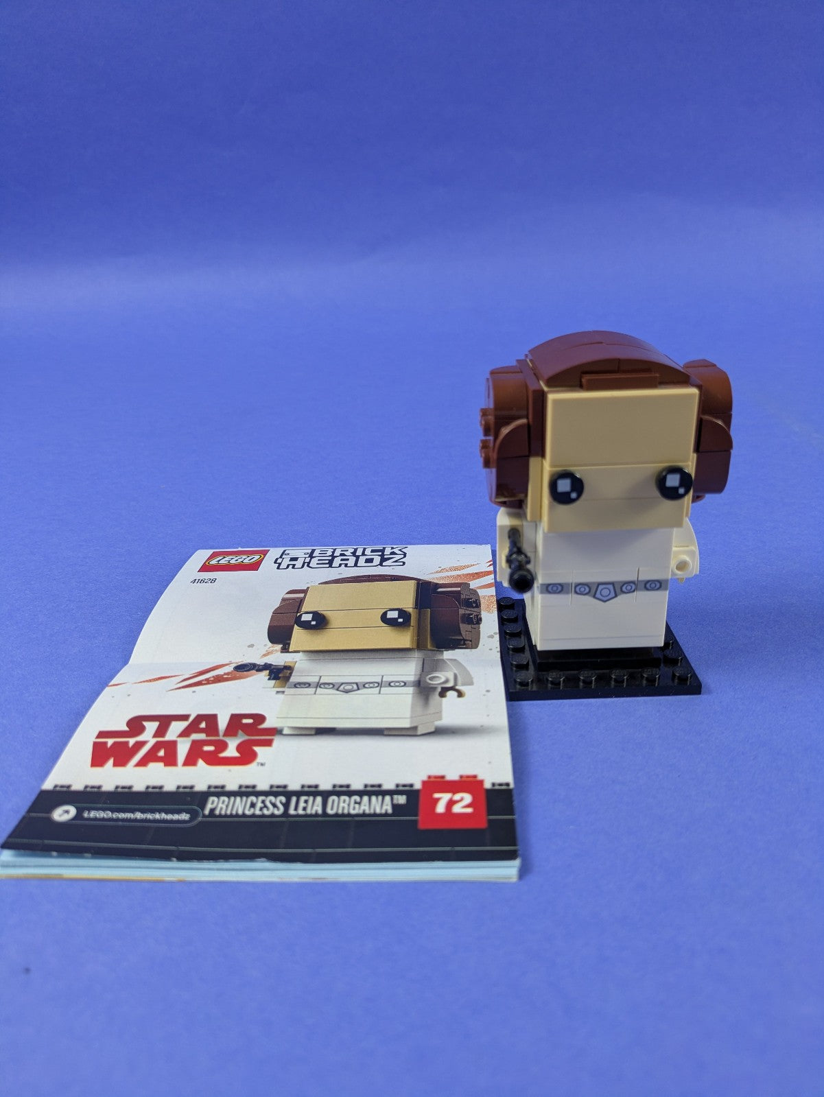 LEGO BrickHeadz Star Wars Princess Leia Organa 41628 Complete Set Pre-Owned