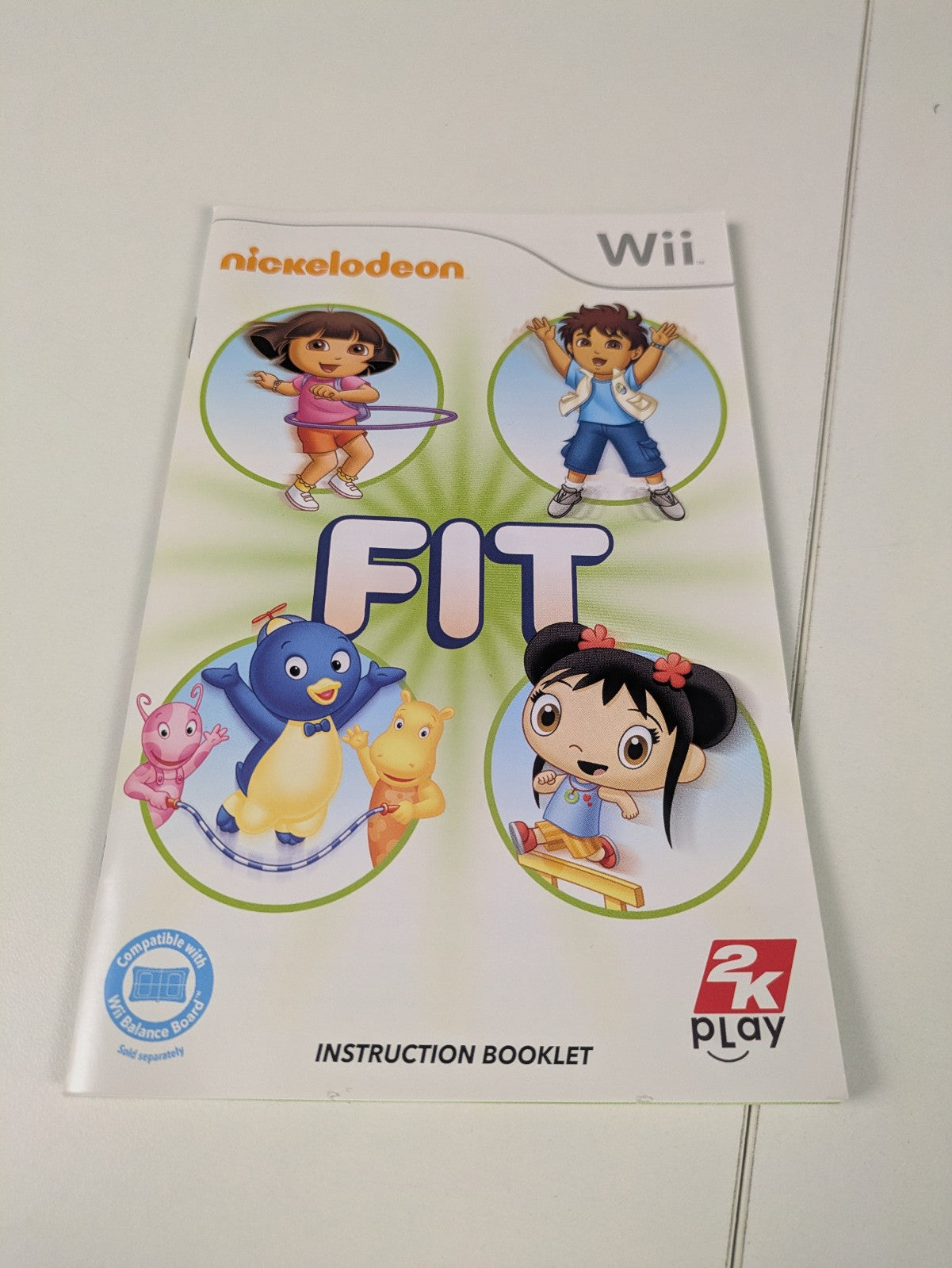 Nickelodeon Fit (Nintendo Wii, 2010) CIB