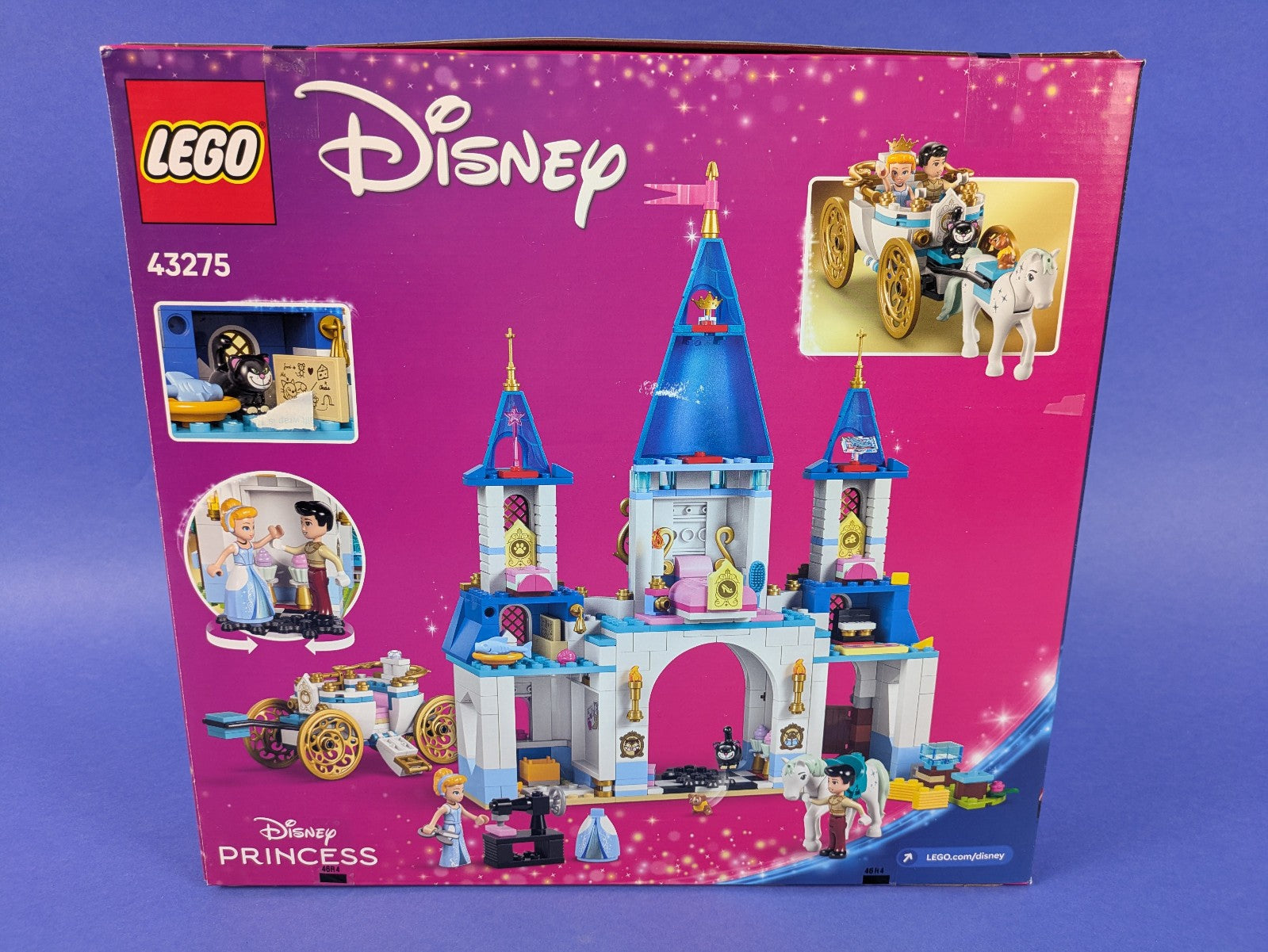 Lego Disney: Cinderella's Castle & Horse Carriage Set 43275 BRAND NEW