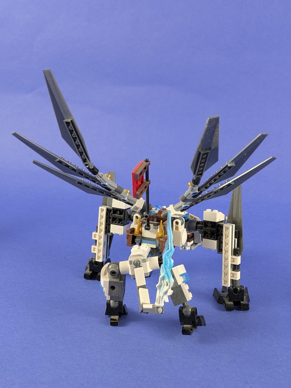 LEGO NINJAGO Titanium Dragon 70748 Incomplete Set Pre-Owned