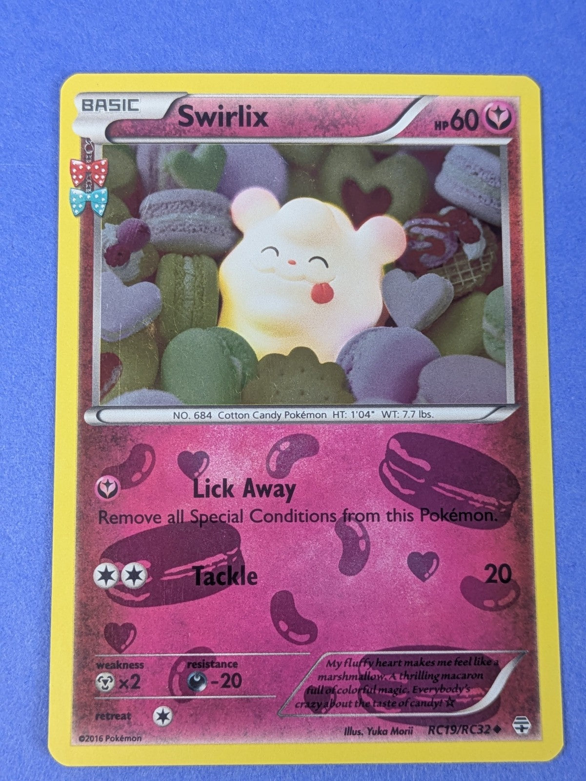 Swirlix - RC19/RC32 - Uncommon Generations - Pokemon Card - NM