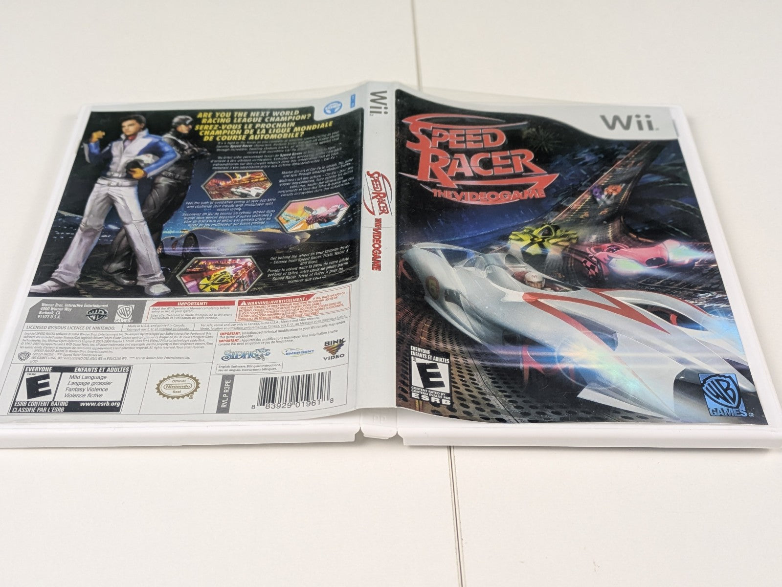 Speed Racer: The Video Game (Nintendo Wii, 2008) CIB