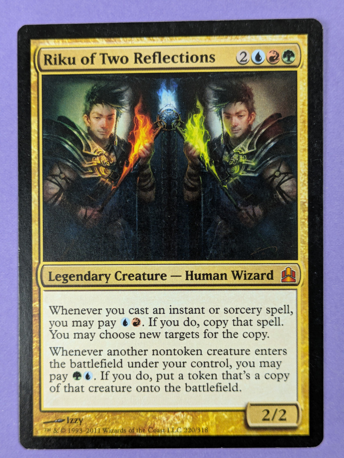 MTG Magic: Commander 2011: Riku of Two Reflections #220/318 Mythic - NM