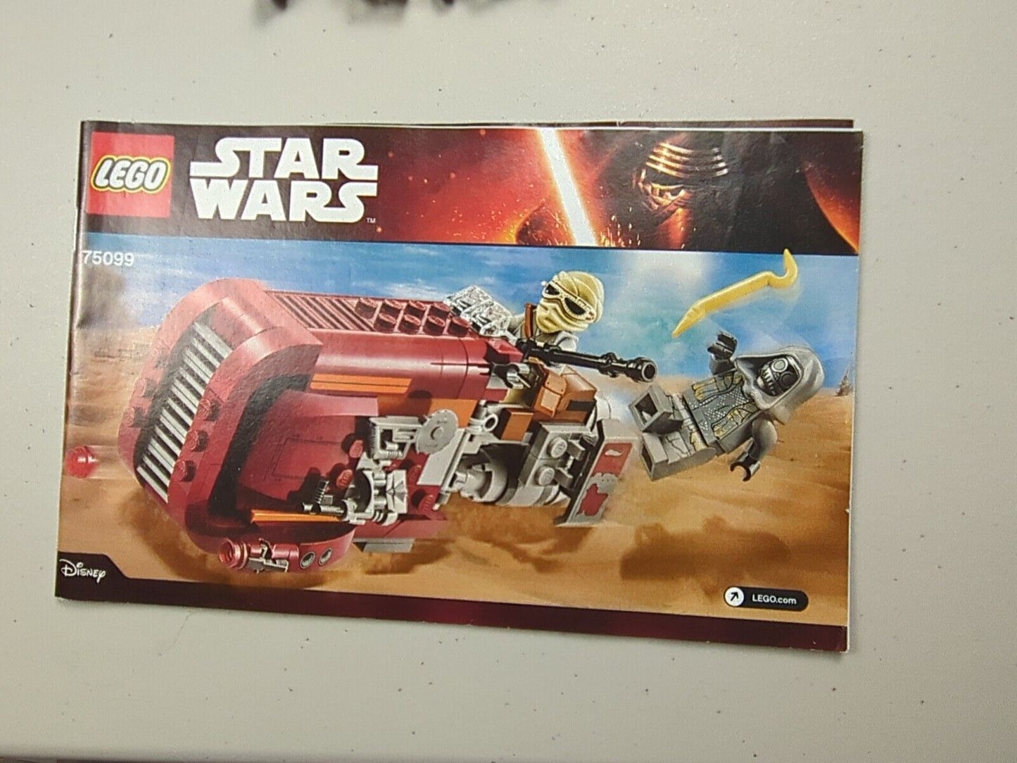 Lego Star Wars: Rey's Speeder Set 75099 w/ Instructions